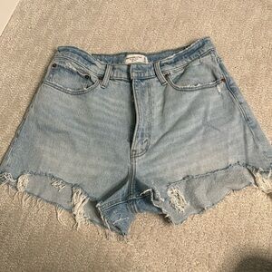Abercrombie & Fitch High Rise Mom Shorts